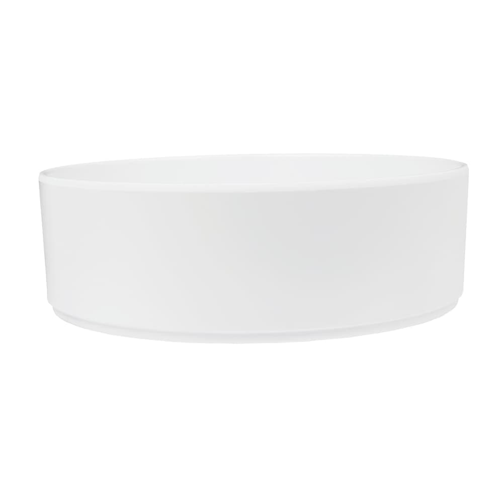 Cal-Mil 22500-10-15 120 oz Round Melamine Deep Bowl, White