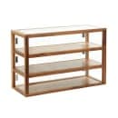 Cal-Mil 22913-78 3 Tier Pastry Display Case - 42"W x 17"D x 28"H, Walnut thumbnail 2