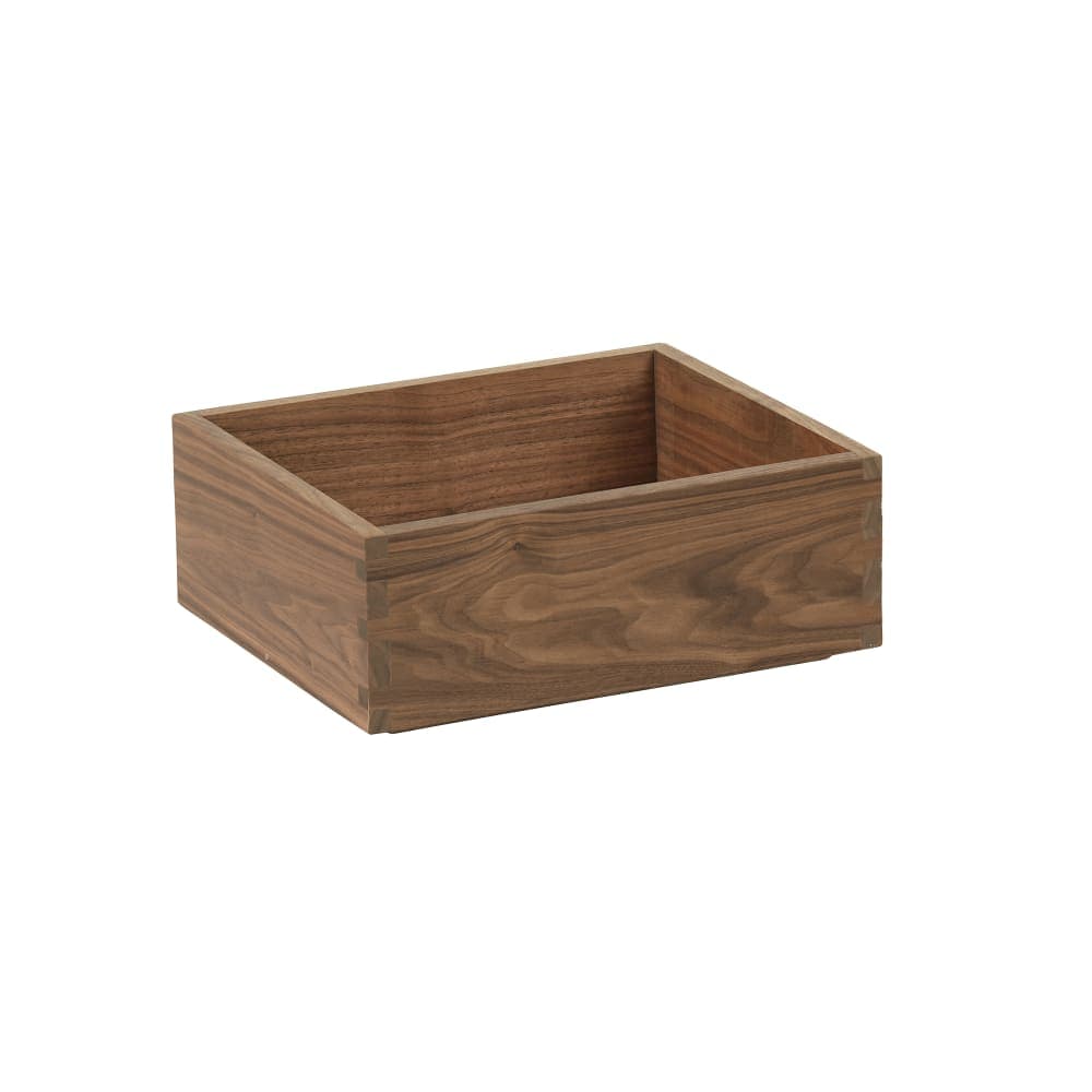 Cal-Mil 23106-10126-78 Rectangular Display Tray - 10" x 12" x 6", Walnut