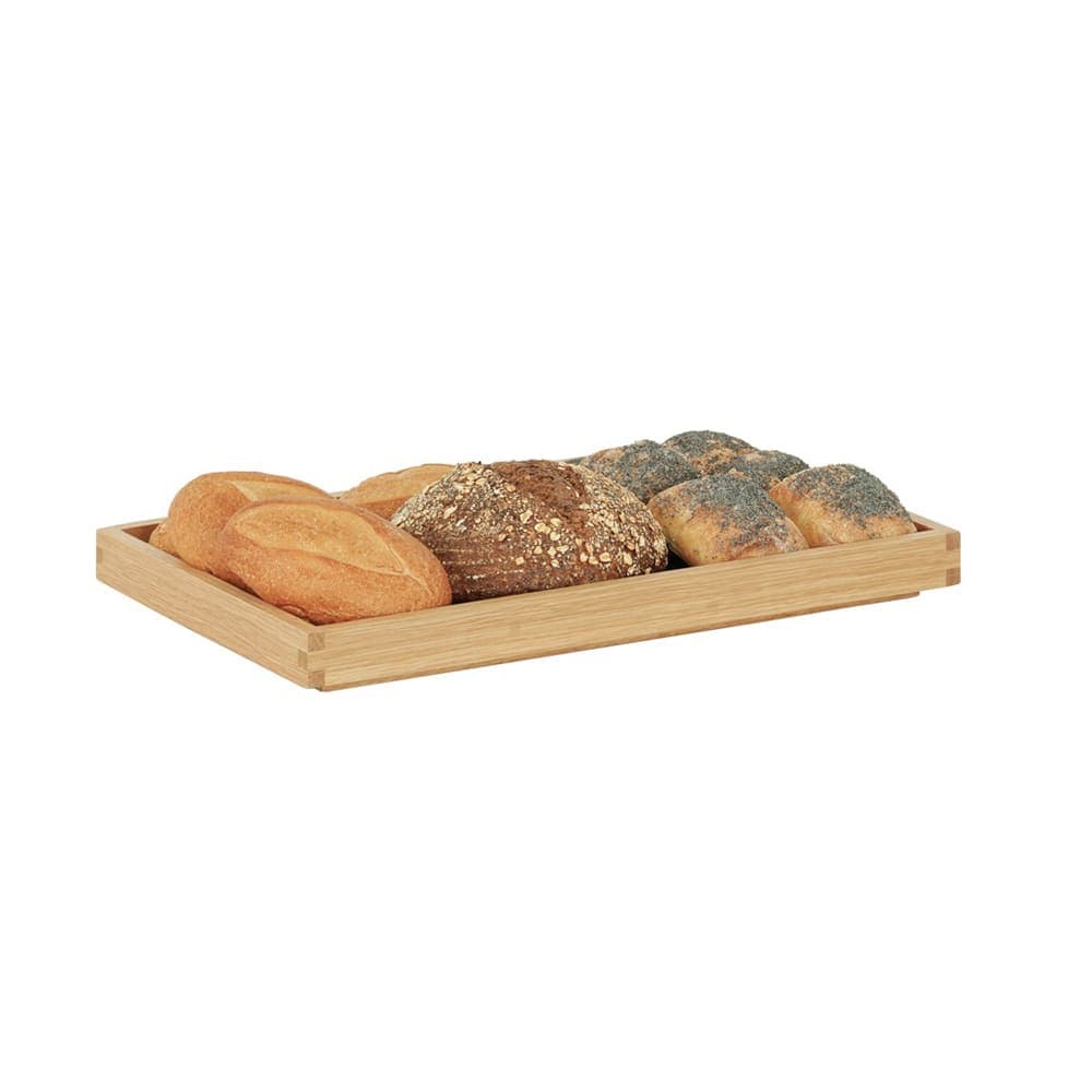 Cal-Mil 23106-12201-21 Rectangular Display Tray - 12" x 20" x 1 1/2", Oak