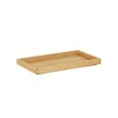 Cal-Mil 23106-12201-21 Rectangular Display Tray - 12" x 20" x 1 1/2", Oak thumbnail 2