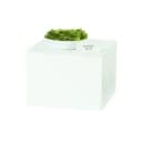 Cal-Mil 23123-11-15 14" Square Display Riser - 11"H, Metal, White thumbnail 3