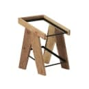 Cal-Mil 23137-2-78 2 Tier Display Stand - 12 1/2" x 14" x 17 1/2", Walnut thumbnail 2