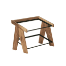 Cal-Mil 23138-2-78 2 Tier Display Stand - 14" x 23 1/4" x 17 1/2", Walnut thumbnail 3