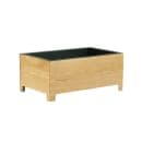 Cal-Mil 23143-21 Full Size Chafer w/ Hinged Lid & Chafing Fuel Heat - Oak thumbnail 2