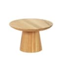 Cal-Mil 23151-127-21 12" Round Plate Stand - 7 1/2"H, Oak thumbnail 2