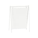 Cal-Mil 23160-811-15 Tabletop Sign Holder - 9 1/2" x 15", Metal, White thumbnail 2