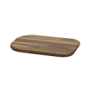Cal-Mil 23173-1812-78 Oval Serving Board - 18" x 12", Walnut thumbnail 2