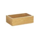 Cal-Mil 23184-12-21 Rectangular Ice Housing - 21 1/4"L x 13 1/4"W x 7"H, Oak thumbnail 2