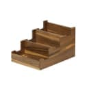 Cal-Mil 23186-78 3 Compartment Flatware Holder - 12" x 10", Walnut thumbnail 2