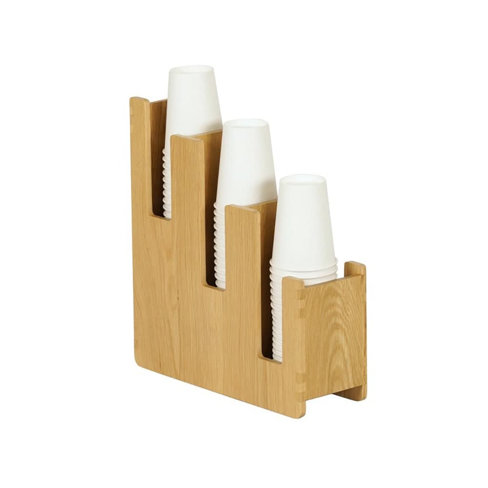 Cal-Mil 23187-21 Cup & Lid Organizer, (3) Compartment, All Cup Types