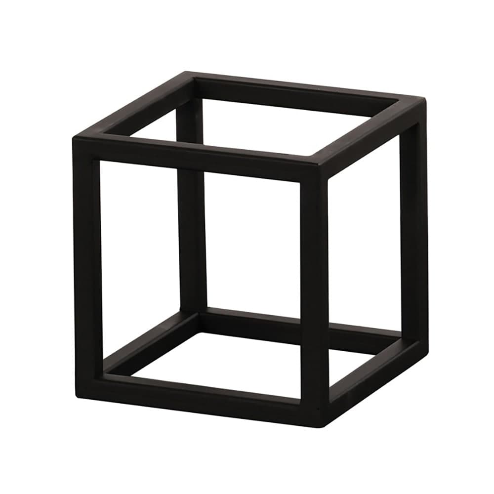 Cal-Mil 23201-8-13 8" Square Display Riser - 8"H, Metal, Black