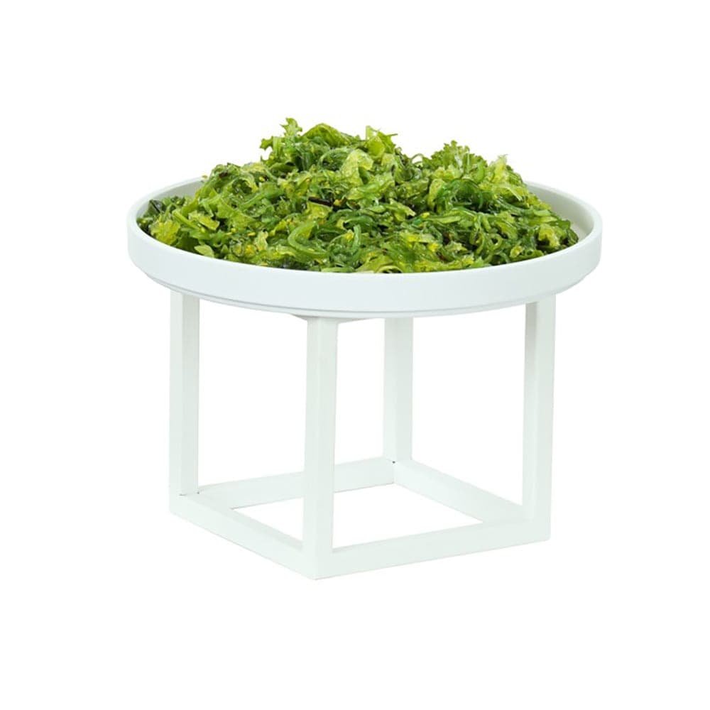 Cal-Mil 23201-8-15 8" Square Display Riser - 8"H, Metal, White