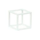 Cal-Mil 23201-8-15 8" Square Display Riser - 8"H, Metal, White thumbnail 2
