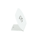 Cal-Mil 23401-4-15 "Tea" Table Tent Sign - 4 1/2"W x 2"H, Metal, White thumbnail 2