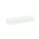 Cal-Mil 23413-3-15 Rectangular Display Riser - 20 1/2" x 7" x 3 1/4", Metal, White thumbnail 2