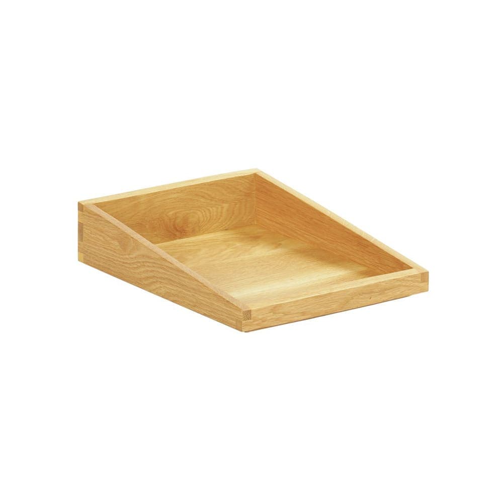Cal-Mil 23442-1012-21 Rectangular Display Tray - 10" x 12" x 3", Oak