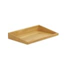 Cal-Mil 23442-1220-21 Rectangular Display Tray - 12" x 20" x 3", Oak thumbnail 2