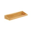 Cal-Mil 23442-620-21 Rectangular Display Tray - 10" x 6" x 3", Oak thumbnail 2