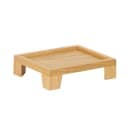 Cal-Mil 23601-3-21 Rectangular Display Tray - 10" x 12" x 3", Oak thumbnail 2