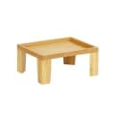 Cal-Mil 23601-6-21 Rectangular Display Tray - 10" x 12" x 6", Oak thumbnail 2