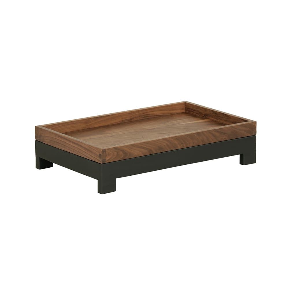 Cal-Mil 23603-3-13 Rectangular Display Tray - 12" x 20" x 3", Metal, Black