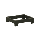 Cal-Mil 23604-3-13 Rectangular Display Tray - 10" x 12" x 3", Metal, Black thumbnail 2