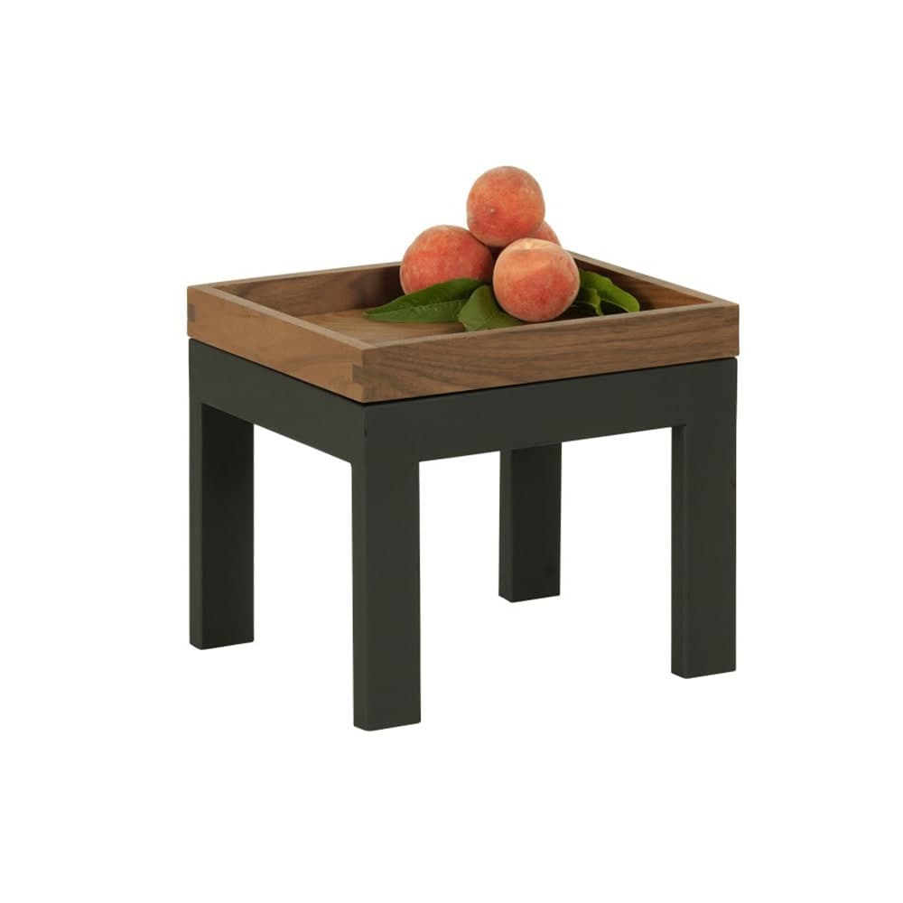 Cal-Mil 23604-9-13 Rectangular Display Tray - 10" x 12" x 9", Metal, Black