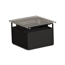 Cal-Mil 23706-13 9" Square Chafer Alternative - 7 1/4"H, Metal, Black thumbnail 2