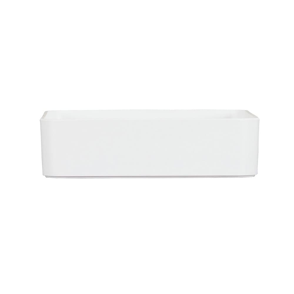 Cal-Mil 24002-12-15 12" Square Melamine Deep Bowl - White