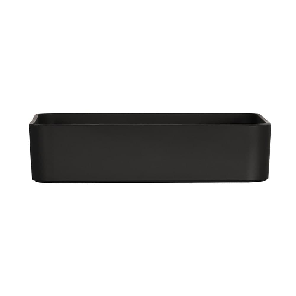Cal-Mil 24002-14-13 14" Square Melamine Deep Bowl - Black