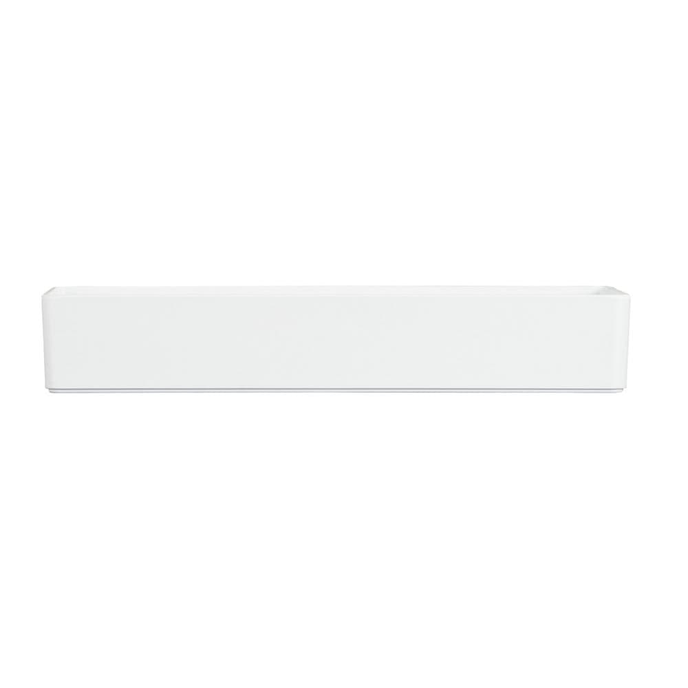 Cal-Mil 24004-186-15 Rectangular Melamine Bowl - 18" x 6", White