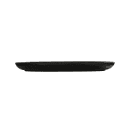Cal-Mil 24005-139-13 13" x 9" Oval Oslo Platter - Melamine, Black thumbnail 2
