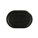 Cal-Mil 24005-139-13 13" x 9" Oval Oslo Platter - Melamine, Black thumbnail 3