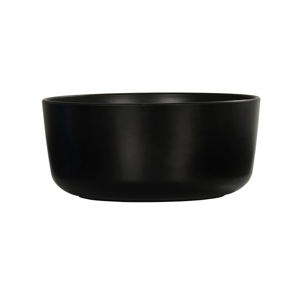 Cal-Mil 24006-10-13 142 oz Round Melamine Serving Bowl - Black