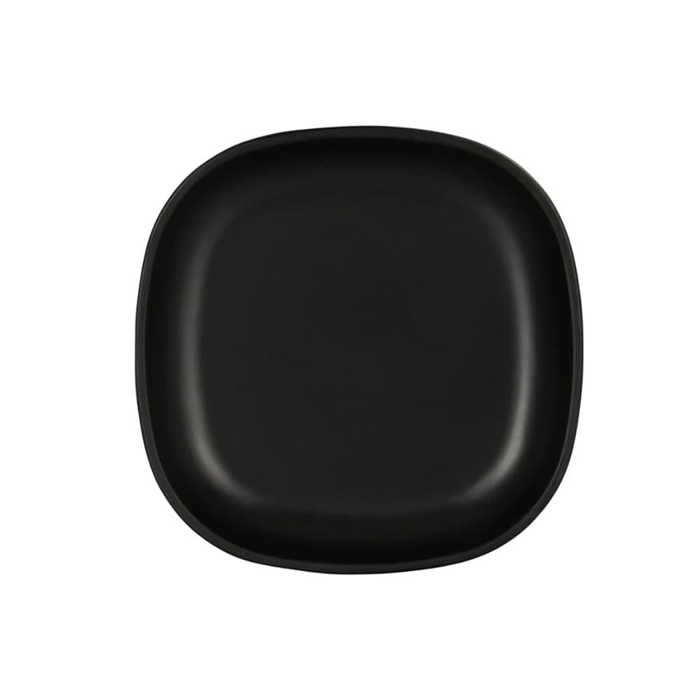 Cal-Mil 24007-6-13 6" Square Melamine Oslo Plate, Black