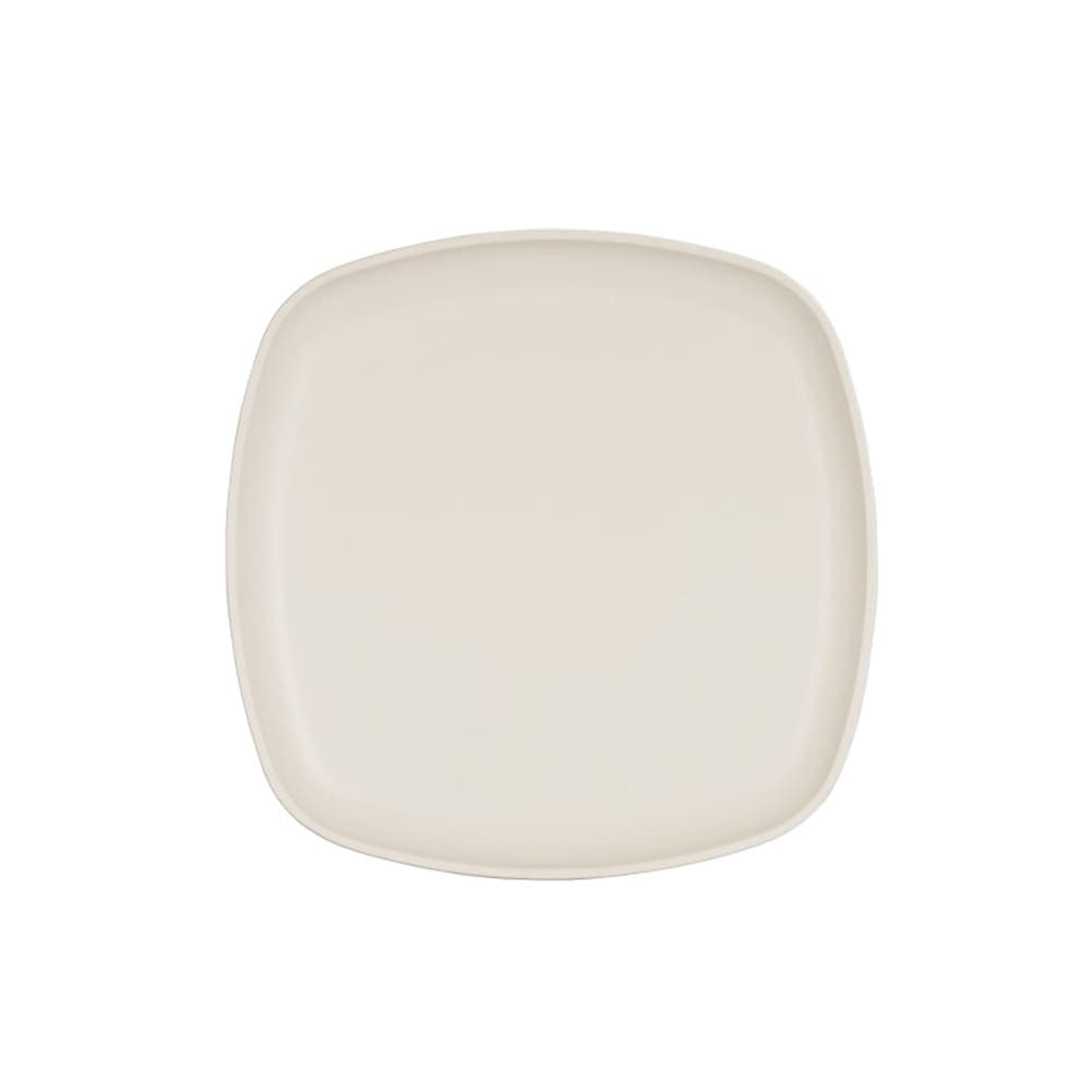 Cal-Mil 24007-8-103 8" Square Melamine Oslo Plate, Ivory