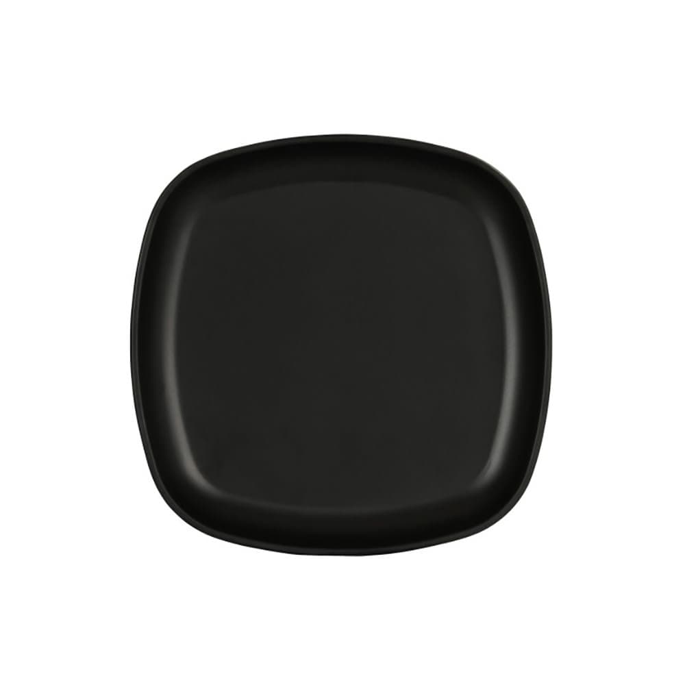 Cal-Mil 24007-8-13 8" Square Melamine Oslo Plate, Black