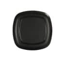 Cal-Mil 24007-8-13 8" Square Melamine Oslo Plate, Black thumbnail 2