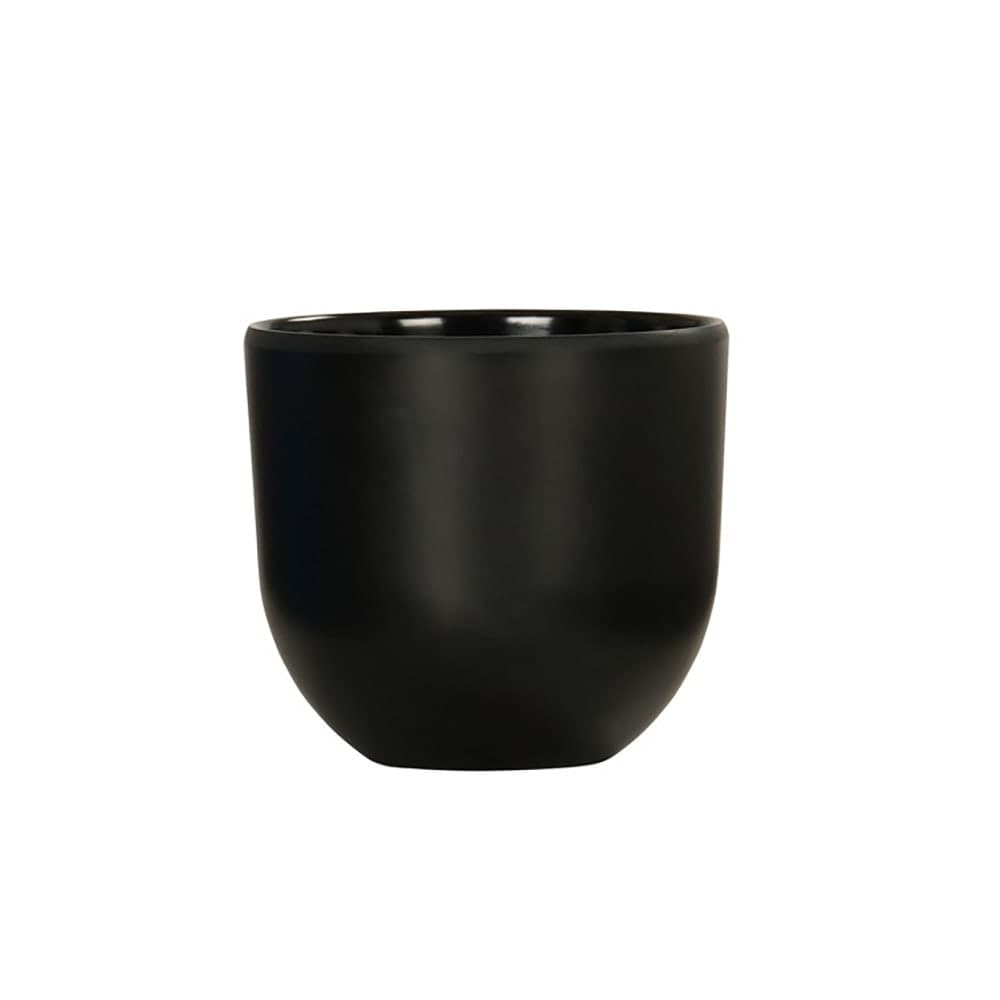 Cal-Mil 24010-4-13 Round 16 oz Condiment Jar - Black