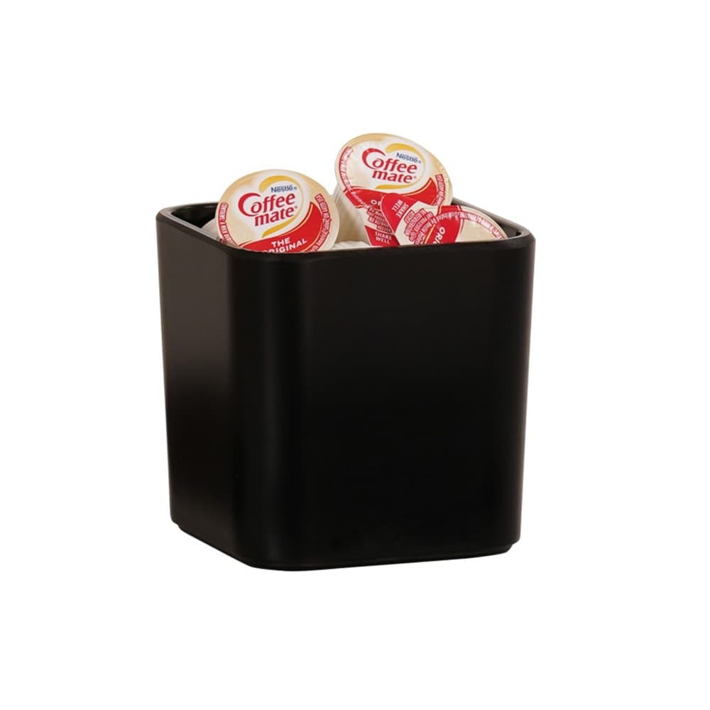 Cal-Mil 24021-4-13 Square 18 oz Condiment Jar - Ivory