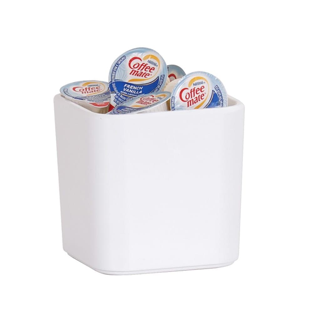 Cal-Mil 24021-4-15 Square 18 oz Condiment Jar - Black