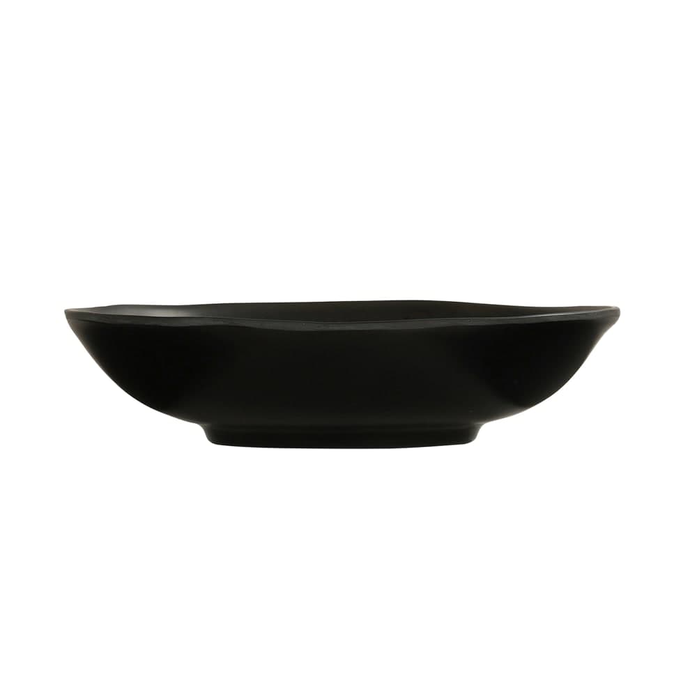 Cal-Mil 24030-12-13 96 oz Round Melamine Serving Bowl - Black