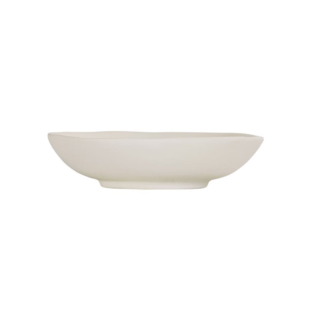 Cal-Mil 24030-8-103 24 oz Round Melamine Coupe Bowl - Ivory
