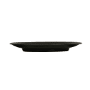 Cal-Mil 24031-9-13 9" Round Melamine Hand Thrown Plate, Black thumbnail 2