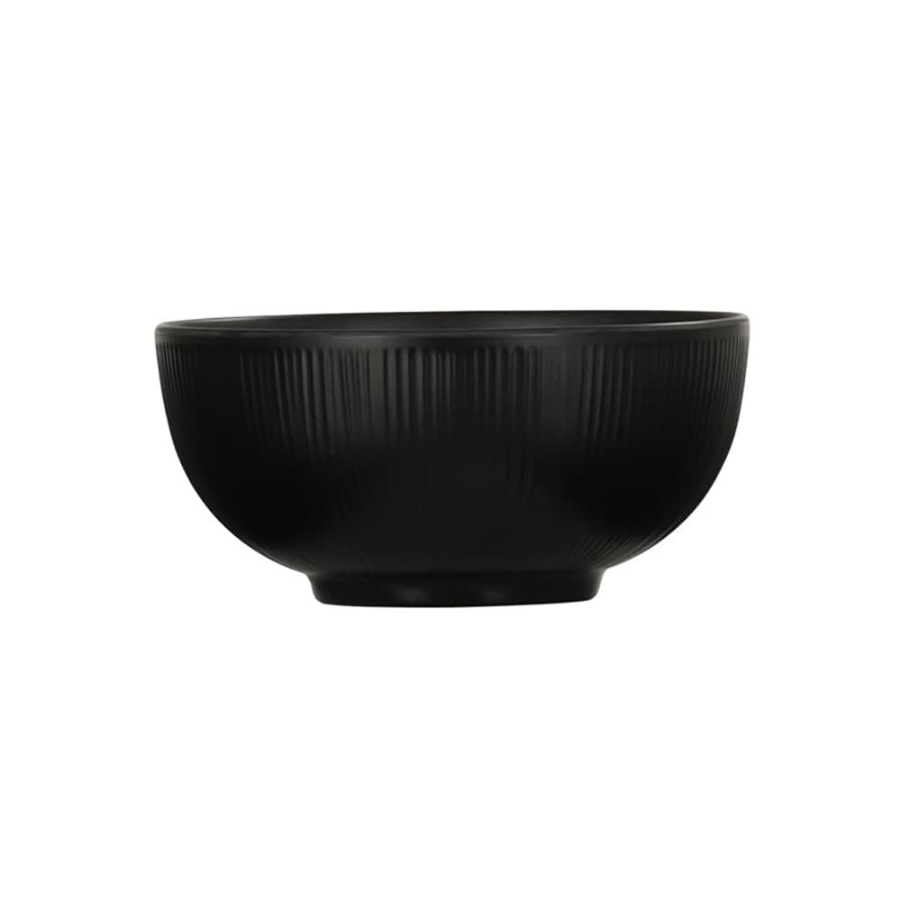 Cal-Mil 24050-7-13 36 oz Round Melamine Bowl - Black