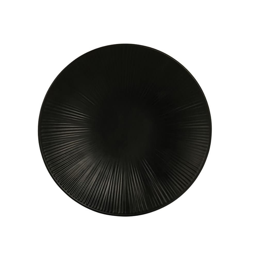 Cal-Mil 24051-11-13 11" Round Melamine Nomi Plate, Black