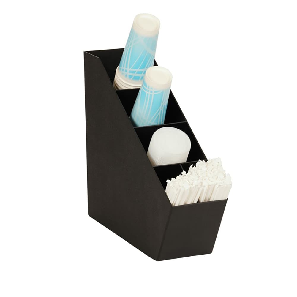 Cal-Mil 24065-4-13 Cup, Lid, & Straw Organizer, (4) Compartment, All Cup Types