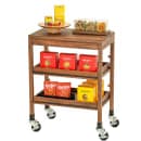 Cal-Mil 24072-78 Serving Cart w/ (3) Shelves - 27"W x 16"D x 30 3/4"H, Walnut thumbnail 2