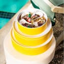 Cal-Mil 24129-10-42 Bento Box - 10 1/2" x 3", Melamine, Sunshine Yellow thumbnail 5